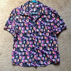 Funky vintage button down